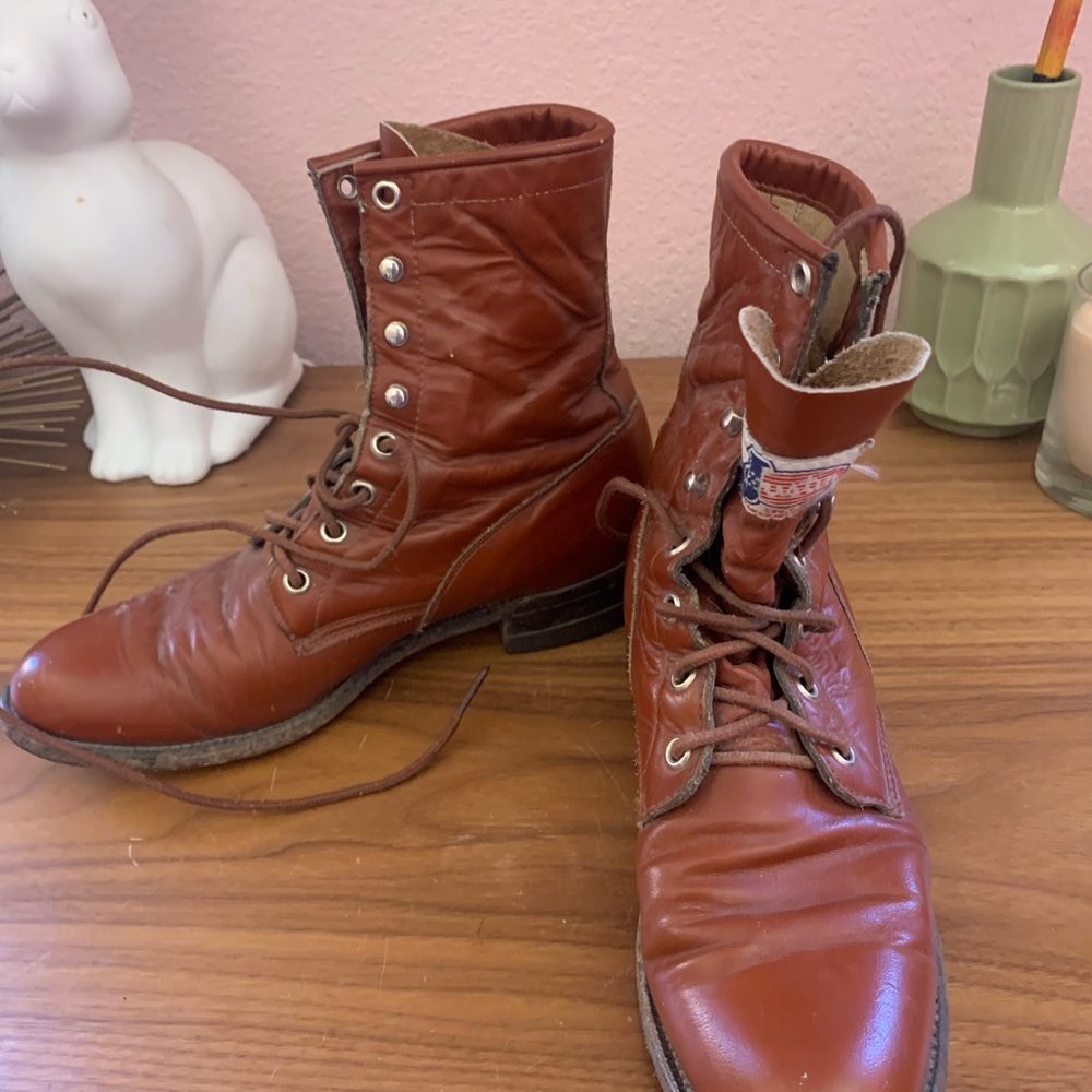 Justin Vintage Leather Boots